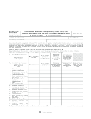 Schedule M Form 8858