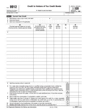 Form 8912 Tax Credit Bonds