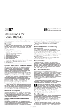 Instructions for Form 1099-Q