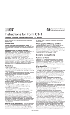 Instructions for Form CT-1