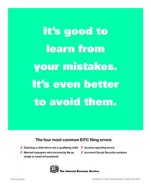 EITC Filing Errors Notice