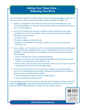 W-2 Tax Form Instructions