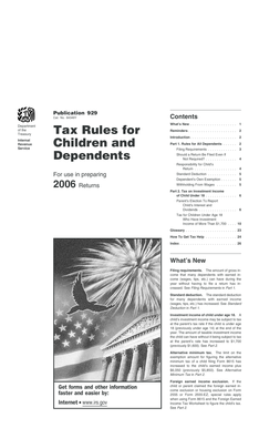 IRS Publication 929