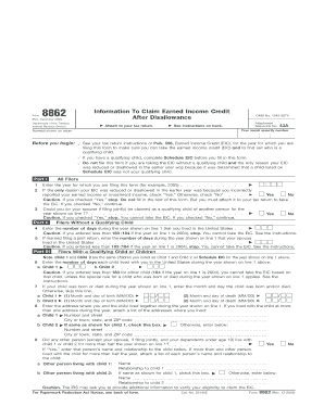 IRS Form 8862