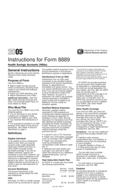 Instructions for Form 8889