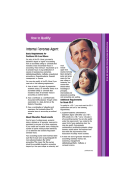 IRS Internal Revenue Agent Qualification Guide