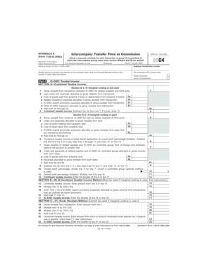 Schedule P Form 1120-IC-DISC