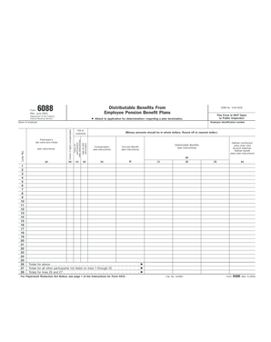 IRS Form 6088