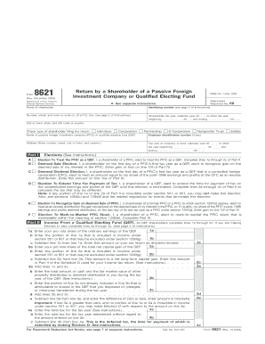 IRS Form 8621