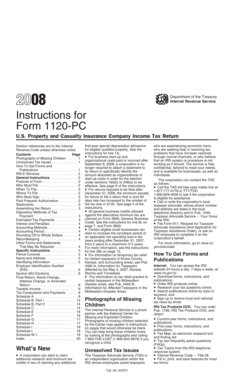 Instructions for Form 1120-PC