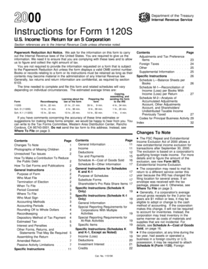 Instructions for Form 1120S