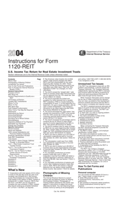 Instructions for Form 1120-REIT