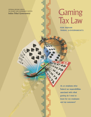 IRS Tax Guide for Indian Tribal Governments Gaming