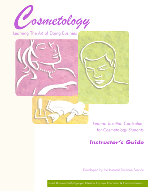 Cosmetology Taxation Instructor Guide