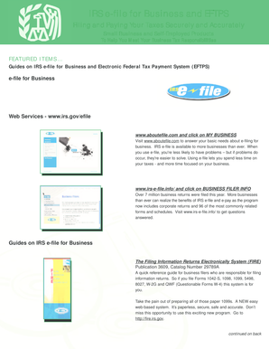 IRS e-file for Business Guide