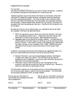 IRS Privacy and Confidentiality Guidelines