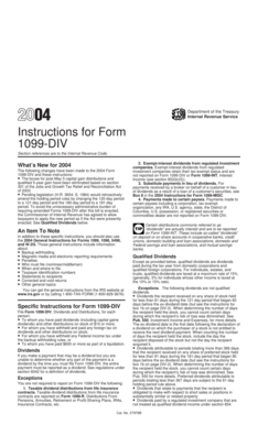 IRS Form 1099-DIV Instructions