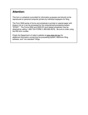 Schedule P Form 5500