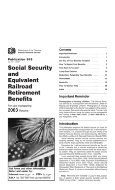 Publication 915: Social Security Benefits Taxability