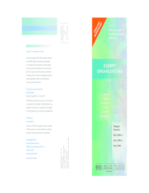 IRS Exempt Organizations Workshop Registration Form