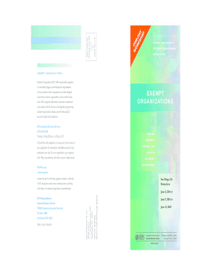 IRS Exempt Organizations Workshop Registration Form