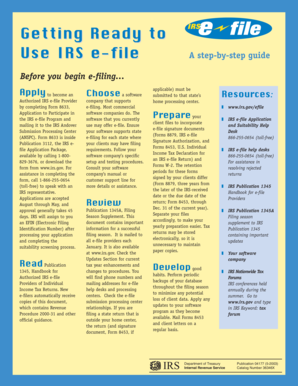 IRS e-file Application Guide