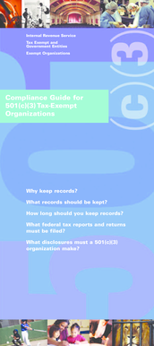 IRS Compliance Guide for 501(c)(3) Organizations