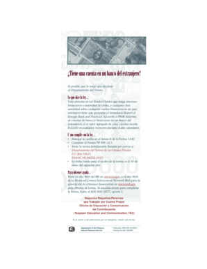 Requisitos de informe de cuentas bancarias extranjeras