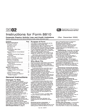 Instructions for Form 8810