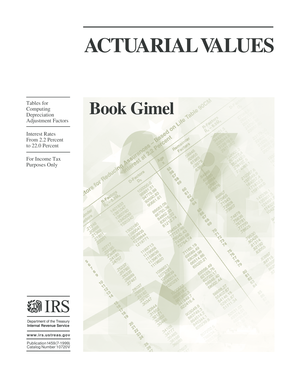 IRS Depreciation Adjustment Factors