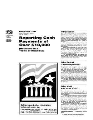 IRS Form 8300 Instructions