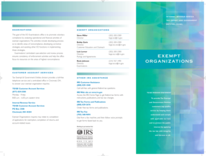 IRS Exempt Organizations Guide