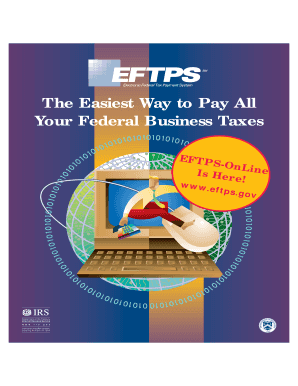 EFTPS Federal Business Tax Payment