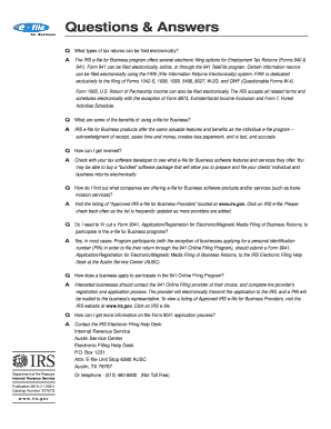 IRS e-file for Business Guide