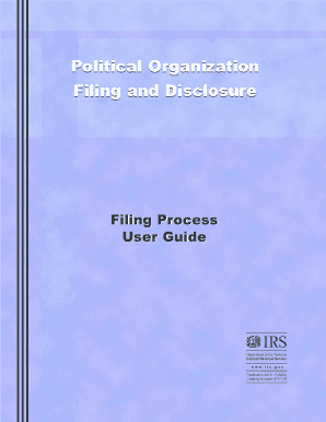 Political Organization Filing Guide
