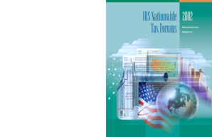 IRS Nationwide Tax Forums Registration Booklet