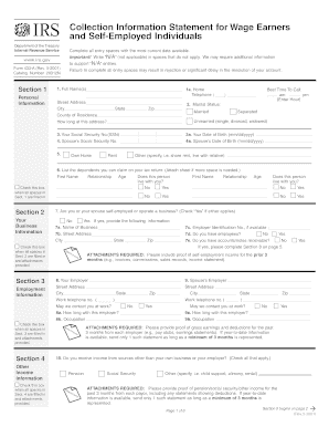 IRS Form 433-A