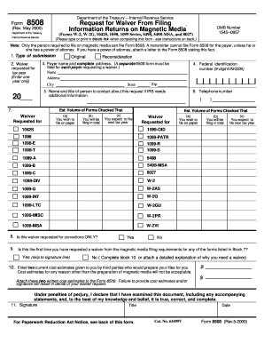 Form 8508