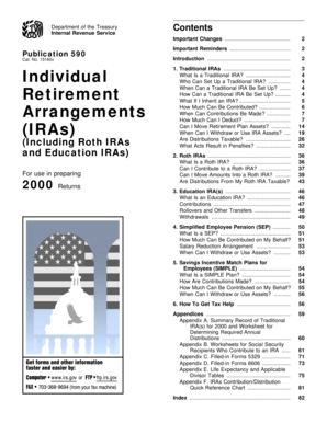 IRS Publication 590 Traditional IRA Guide