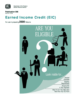IRS Publication 596 Earned Income Credit (EIC)