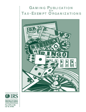 Gaming Publication for Tax-Exempt Organizations