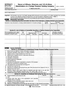 Schedule N Form 5471