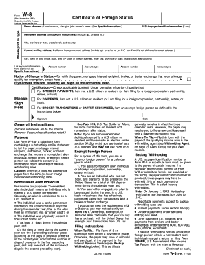 w-8 Forms and Templates - Fillable &amp; Printable Samples for PDF, Word ...