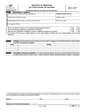 IRS Form 637