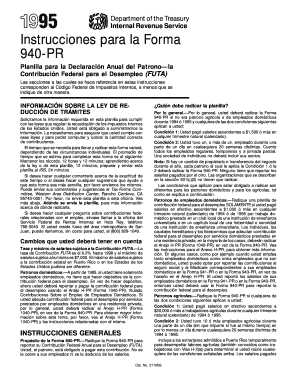 forma 940 pr en espanol para 2011