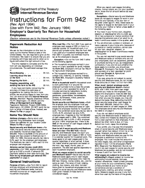 Instructions for Form 942