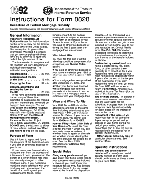 Instructions for Form 8828