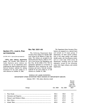 Fillable Online revenue ruling 2001 66 form Fax Email Print - pdfFiller