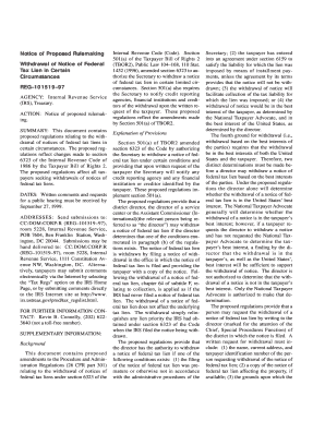 IRS Notice of Proposed Rulemaking