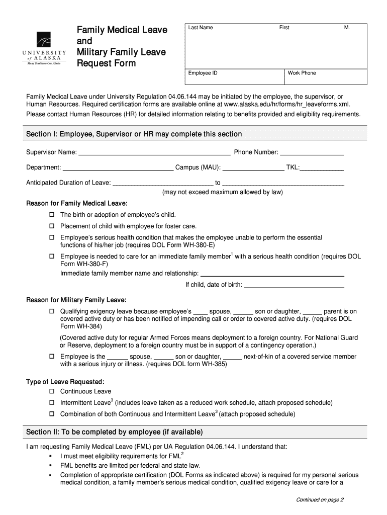 military leave form Preview on Page 1